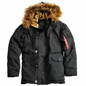 Téli kabát Alpha Industries Explorer Parka Jacket Black kép