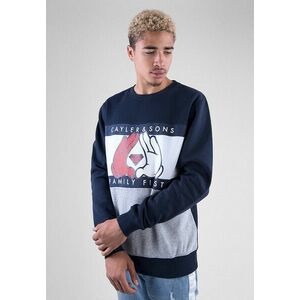 Cayler & Sons C&S WL First Crewneck navy/heather grey kép