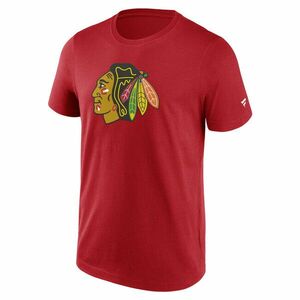 Fanatics Primary Logo Graphic Tee Chicago Blackhawks athletic red kép