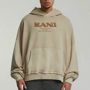 Pulcsi Karl Kani RETRO SPRAYED Hoodie Sand kép