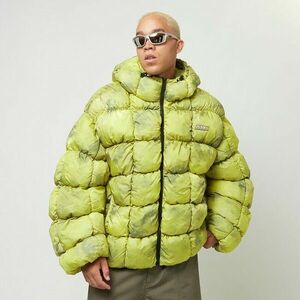 Téli dzeki Karl Kani Sport Patch Square Quilted Puffer Jacket Lime Green kép