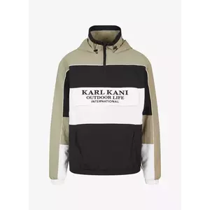 Karl Kani Woven Retro Windbreaker olive/black/white kép