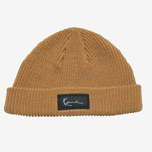 Téli sapka karl kani Woven Signature Essential Fisherman Beanie white kép