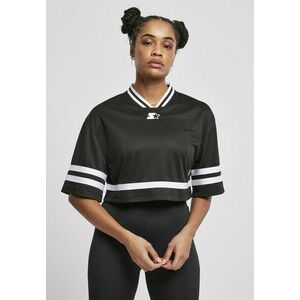 Ladies Starter Cropped Mesh Jersey black/white kép