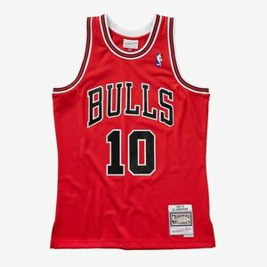 Mitchell & Ness Chicago Bulls #10 BJ Armstrong Swingman Jersey scarlet kép