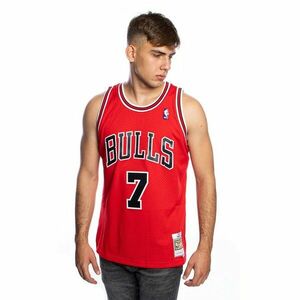 Mitchell & Ness Chicago Bulls #7 Toni Kukoc red / black Swingman Jersey kép