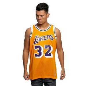 Mitchell & Ness Los Angeles Lakers #32 Magic Johnson yellow Swingman Jersey kép