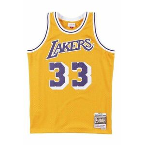 Mitchell & Ness Los Angeles Lakers #33 Kareem Abdul-Jabbar Swingman Jersey light gold kép