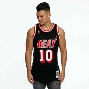 Mitchell & Ness Miami Heat #10 Tim Hardaway black Swingman Jersey kép