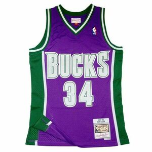 Mitchell & Ness Milwaukee Bucks #34 Ray Allen Swingman Jersey purple kép