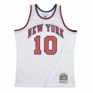 Mitchell & Ness New York Knicks #10 Walt Frazier Swingman Jersey white kép