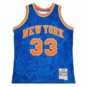 Mitchell & Ness New York Knicks #33 Patrick Ewing CNY 4.0 Swingman Jersey royal kép