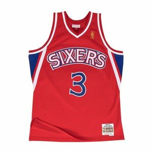 Mitchell & Ness Philadelphia 76ers #3 Allen Iverson red Swingman Jersey (18199) kép