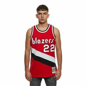 Mitchell & Ness Portland Trail Blazers #22 Clyde Drexler red Swingman Jersey kép