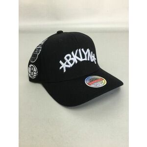 Mitchell & Ness snapback Brooklyn Nets Logo Blast Redline black kép