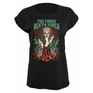 Mr. Tee Ladies Five Finger Deathpunch Lady Muerta Tee black kép