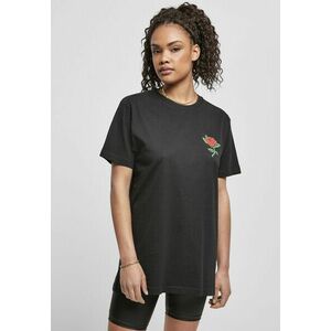 Mr. Tee Ladies Rose Tee black kép