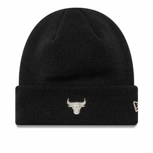 Téli Sapka New Era Knit Medium NBA Metallic Cuff Beanie Black kép