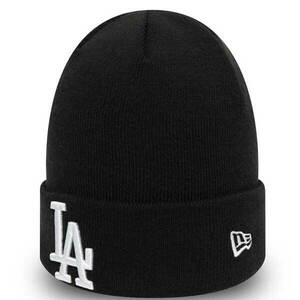 Téli Sapka New Era MLB Essential Knit Cuff LA Dodgers Beanie Black kép