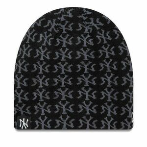 Téli Sapka New Era MLB Jacquard Skull Beanie NY Yankees Black kép