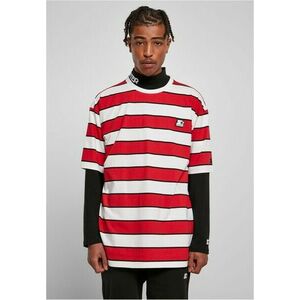 Starter Block Stripes Tee cityred/white/black kép