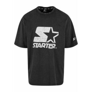 Starter Logo Oversize Acid Tee black acid washed kép