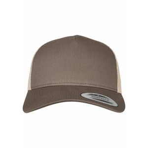 Urban Classics 5-Panel Retro Trucker 2-Tone Cap brn/khaki kép