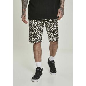 Urban Classics AOP Stretch Shorts white leo kép