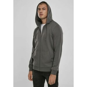 Urban Classics Basic Terry Zip Hoodie darkshadow kép