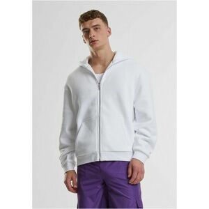 Urban Classics Fluffy Zip Hoody white kép