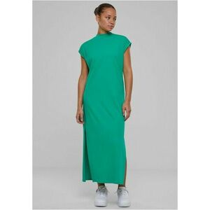 Urban Classics Ladies Long Extended Shoulder Dress ferngreen kép