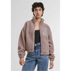 Urban Classics Ladies Sherpa Mix Jacket duskrose kép