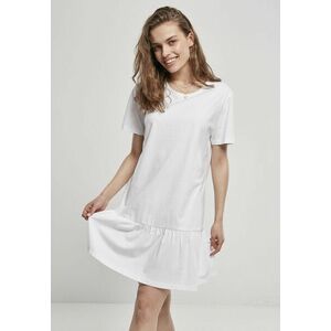 Urban Classics Ladies Valance Tee Dress white kép