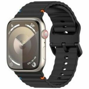 4wrist 4wrist Szilikon szíj Apple Watch 42/44/45/49 mm - Black kép