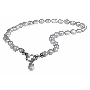 JwL Luxury Pearls JwL Luxury Pearls Nyaklánc szürke igazgyöngyökből JL0557 kép