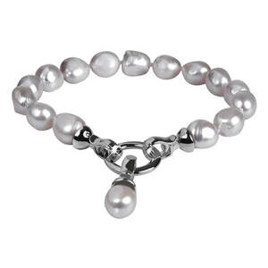 JwL Luxury Pearls JwL Luxury Pearls Karkötő szürke igazgyöngyökből JL0558 kép