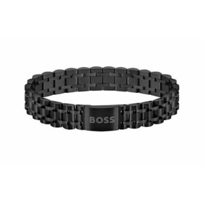 Hugo Boss Hugo Boss Elegáns fekete férfi karkötő Owan 1580646 kép