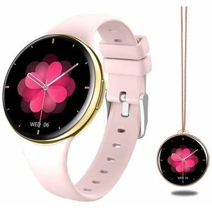 Wotchi Wotchi AMOLED Smartwatch DM75 – Gold - Pink kép