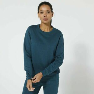 Sweatshirt kefélt moltonból, kerek nyakkal kép