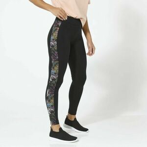 Hosszú leggings nyomtatott oldalsó csíkokkal kép