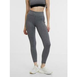 Szürke női csíkos sport leggings kép