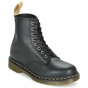 Csizmák Dr. Martens VEGAN 1460 BLACK FELIX RUB OFF kép