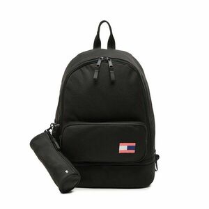 Hátizsák Tommy Hilfiger Big Flag Backpack Set AU0AU01726 Fekete kép