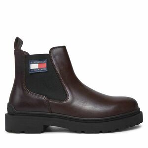 Bokacsizma Tommy Jeans Tjm Leather Chelsea Boot EM0EM01448 Barna kép