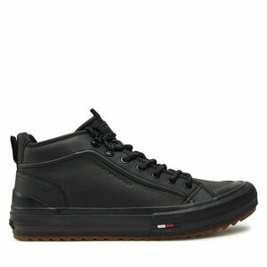 Sportcipők Tommy Hilfiger Th Hi Vulc Cleat Lth FM0FM05313 Fekete kép