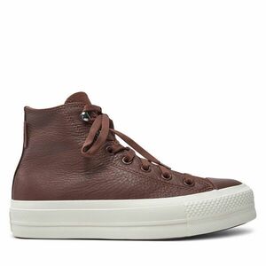 Tornacipő Converse Chuck Taylor All Star Lift Platform Water Repellent Leather A10362C Barna kép