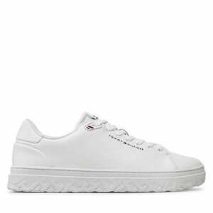 Sportcipők Tommy Hilfiger Court Thick Cupsole Leather FM0FM05208 Fehér kép