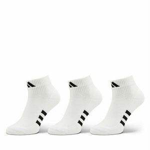 3 pár unisex bokazokni adidas Mid-Cut Socks 3 Pairs HT3450 Fehér kép