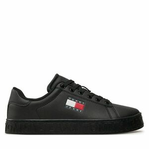 Sportcipők Tommy Jeans Tjw Logo Outsole Sneaker Ess EN0EN02703 Fekete kép