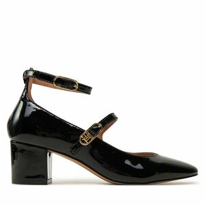 Körömcipők Tommy Hilfiger Pump Double Strap Patent Leather FW0FW08566 Fekete kép